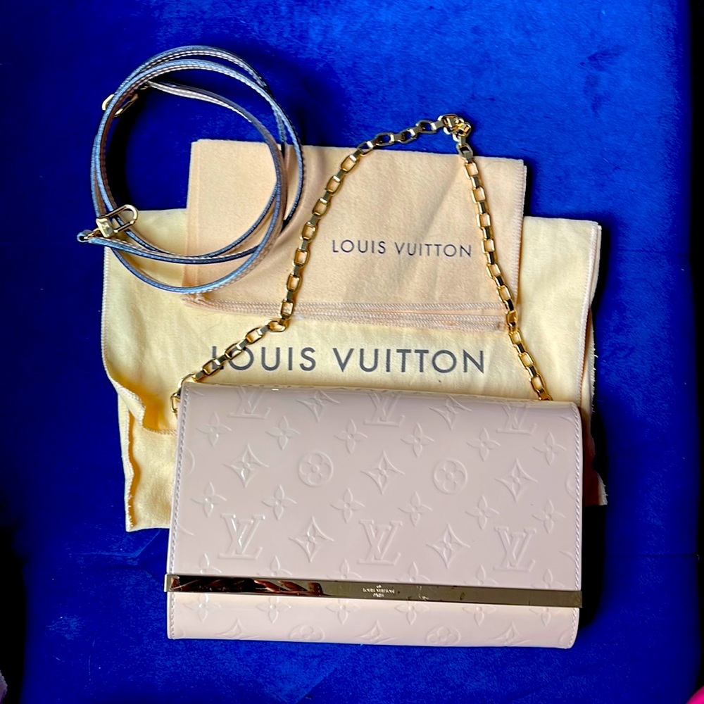 Louis Vuitton Dune Monogram Vernis Ana Clutch Bag
